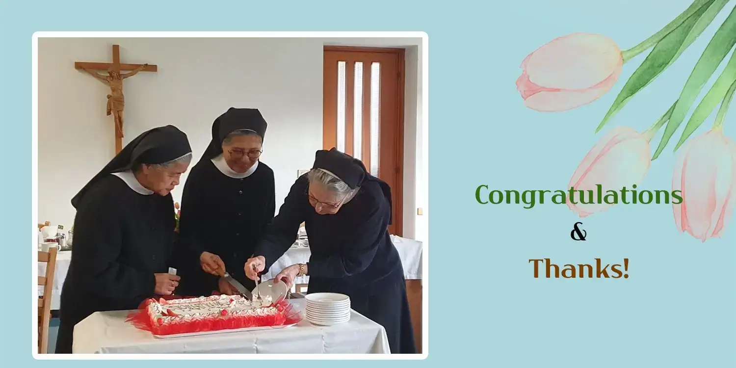 Installation of the 14th General Prioress M. Rosann Ocken, OSB and Her Council